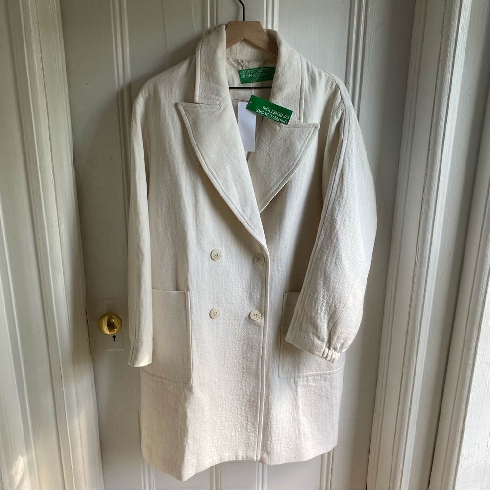 UNITED COLORS OF BENETTON COAT SZ 4US - Picture 1 of 14